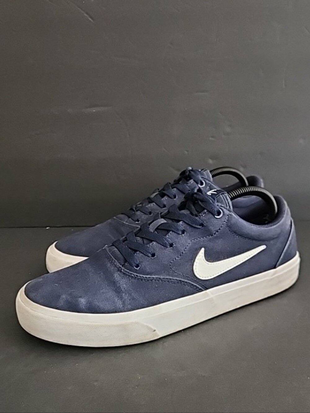 Nike SB Charge Canvas Mens 9.5 Navy Blue CD6279-400 Casual Skateboard Shoes